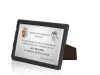 Placa homenaje Especial color