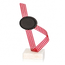 Trofeo Metálico Rojo