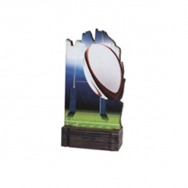 Trofeos deportivos de Madera Rugby