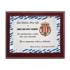 placas conmemorativa 