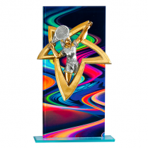 Trofeo de Cristal aplique deporte