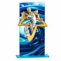 Trofeo de Cristal aplique deporte