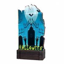 Trofeo de halloween madera