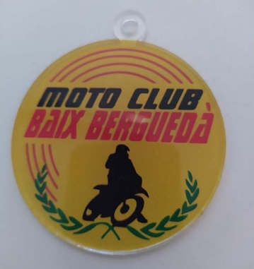 medalla motocros en metacrilato