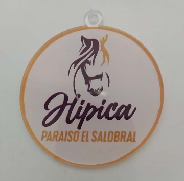 medallas para concursos de equitacion en metacrilato