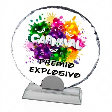 trofeos de carnaval pizarra redonda