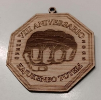 Medalla Madera Personalizable
