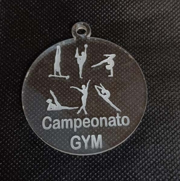 medalla de metacrilat