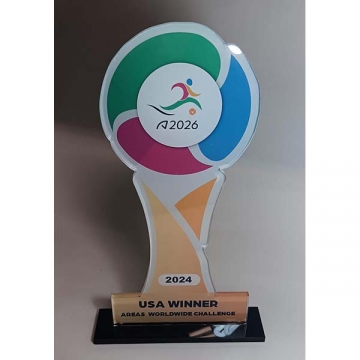 TROFEOS DE METACRILATO PERSONALIZADOS