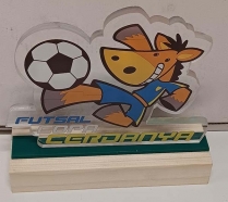 TROFEO METACRILATO y MADERA