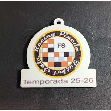 Medalla de metacrialto blanco