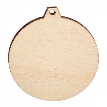 Medalla de madera ecológica