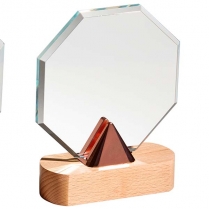 Trofeo de Cristal personalizable